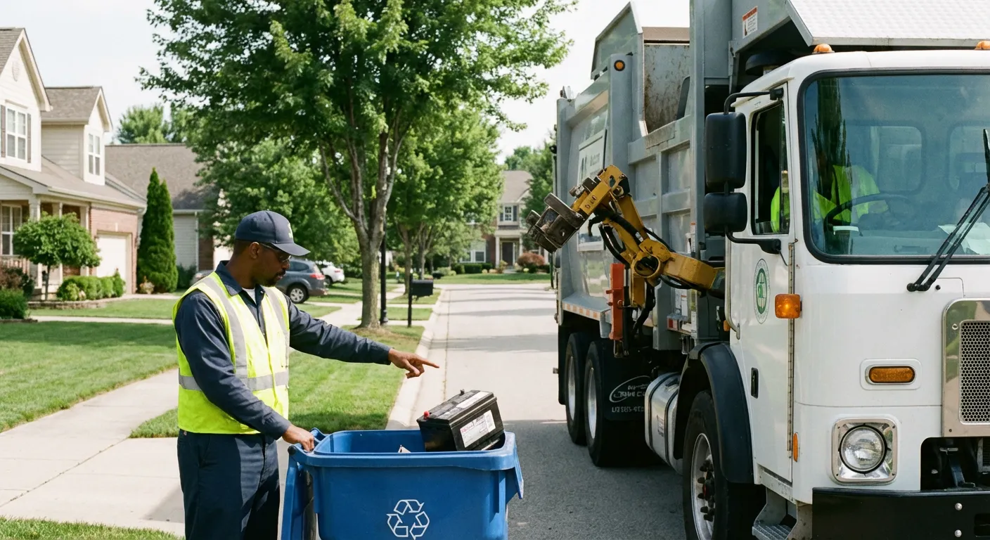 Prohibited items and hazardous materials for dumpster rental in Ontario, CA