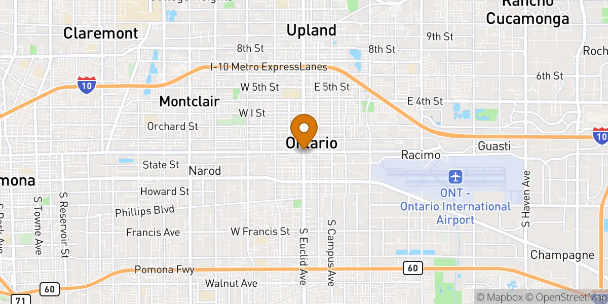 neighborhood map neighborhood map in Ontario, CA