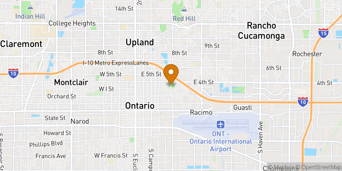 neighborhood map neighborhood map in Ontario, CA