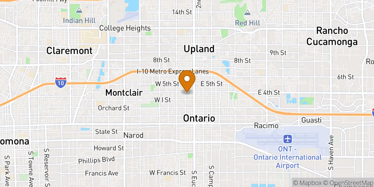 neighborhood map neighborhood map in Ontario, CA